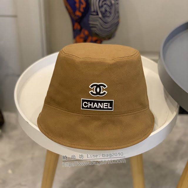 Chanel新品女士帽子 香奈兒不對稱簡約漁夫帽遮陽帽  mm1688